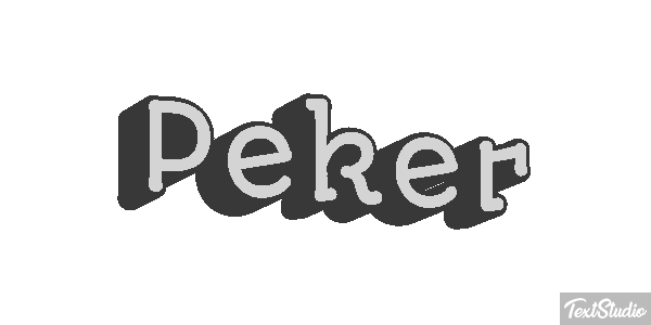 Peker Текстовый эффект