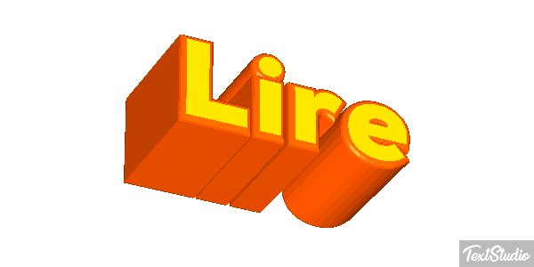 Lire Effet de texte