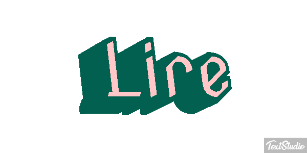 Lire Effet de texte