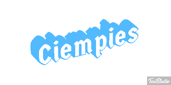 Ciempiés Efecto de texto