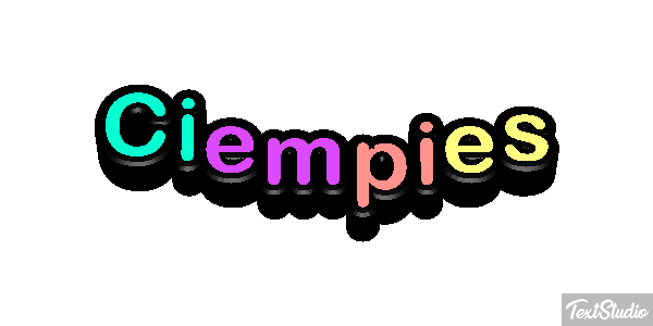 Ciempiés Efecto de texto