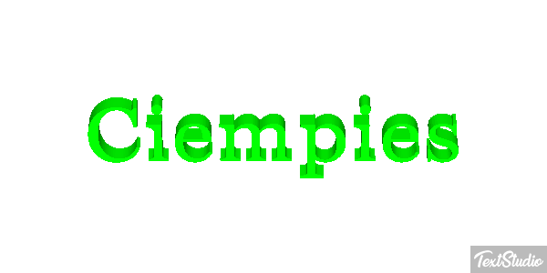 Ciempiés Efecto de texto