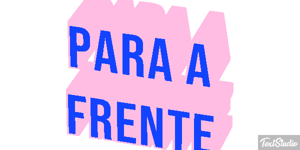 Para a frente Efeito do texto