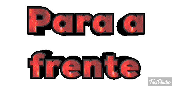 Para a frente Efeito do texto