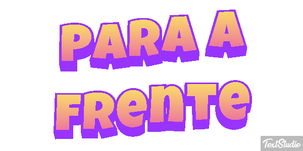 Para a frente Efeito do texto