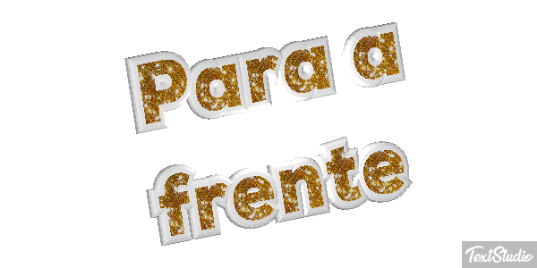 Para a frente Efeito do texto