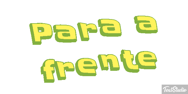 Para a frente Efeito do texto