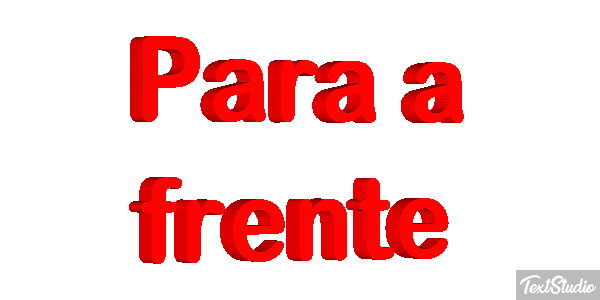 Para a frente Efeito do texto