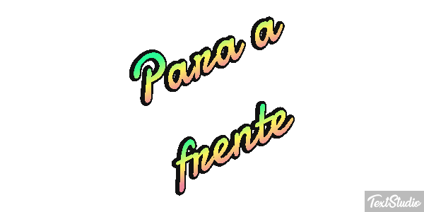 Para a frente Efeito do texto