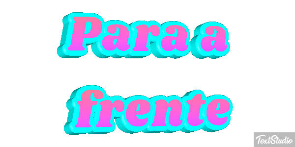 Para a frente Efeito do texto