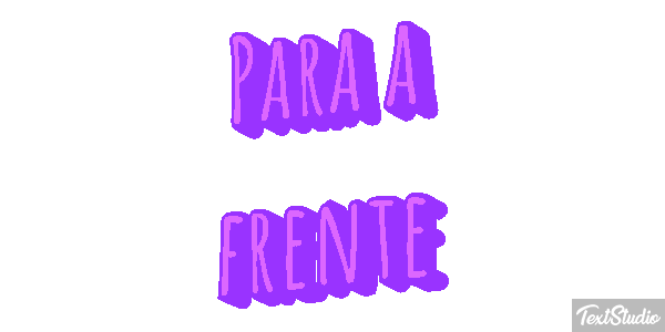 Para a frente Efeito do texto