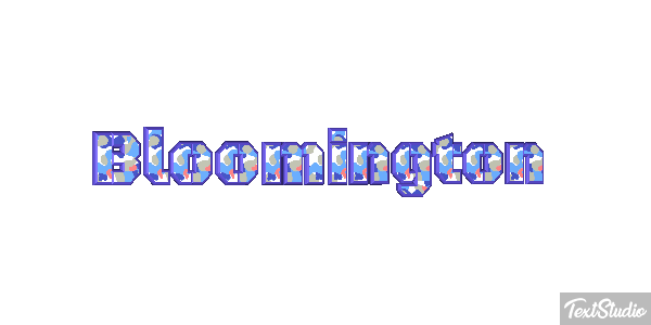 Bloomington Text effect