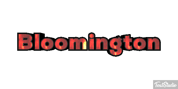 Bloomington Text effect
