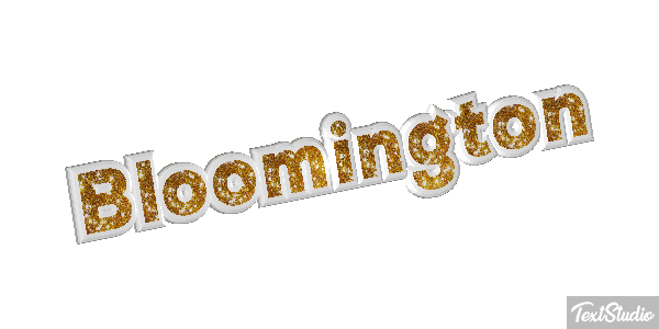 Bloomington Text effect
