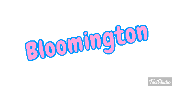 Bloomington Text effect