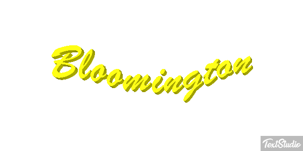 Bloomington Text effect