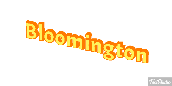 Bloomington Text effect