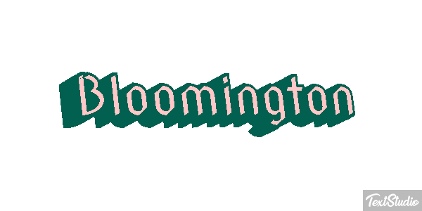 Bloomington Text effect