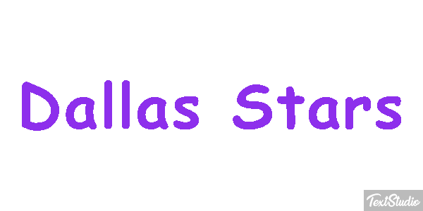 Dallas Stars Metin efekti