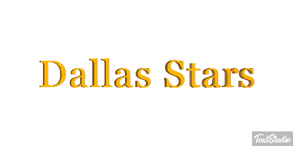 Dallas Stars Metin efekti