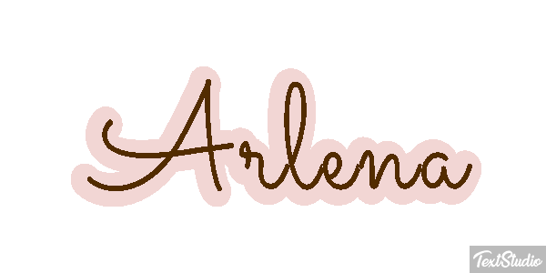 Arlena Text effect