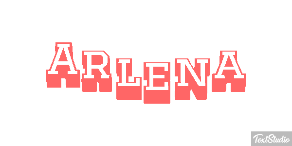 Arlena Text effect