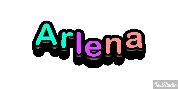 Arlena Text effect