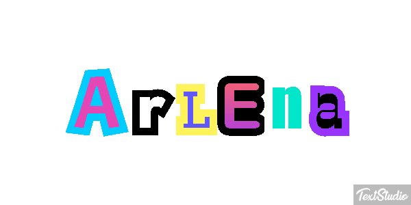 Arlena Text effect