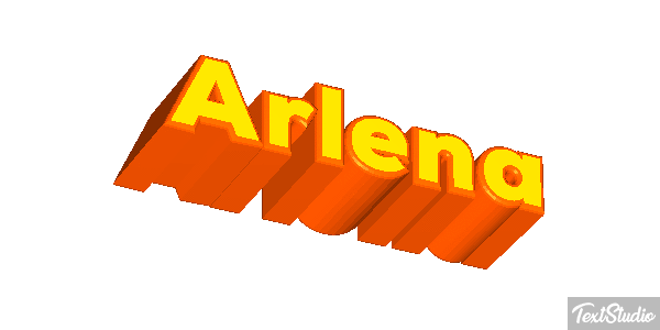 Arlena Text effect