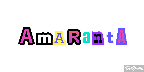 Amaranta Efecto de texto