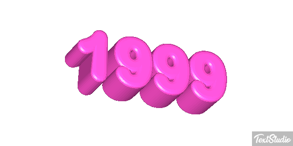 1999 Text effect