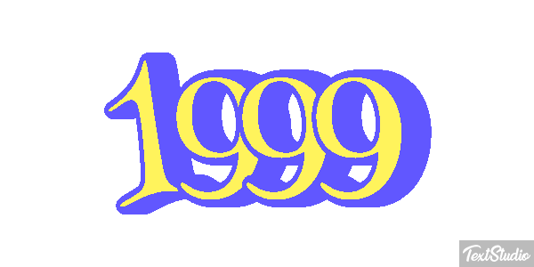 1999 Text effect