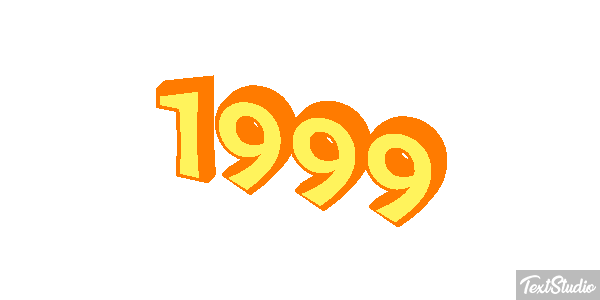 1999 Text effect