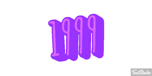 1999 Text effect