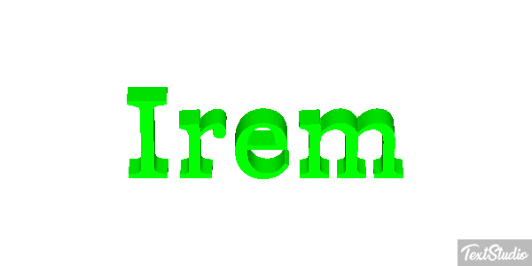 İrem Tekst effect