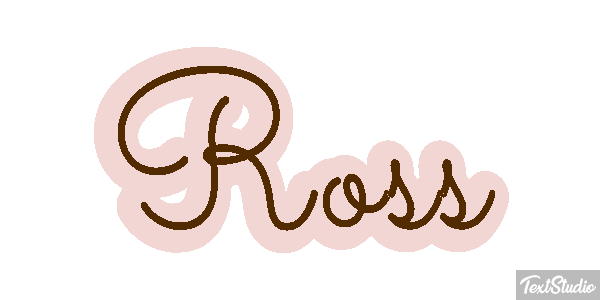 Ross Текстовый эффект