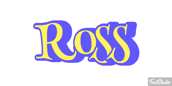 Ross Текстовый эффект