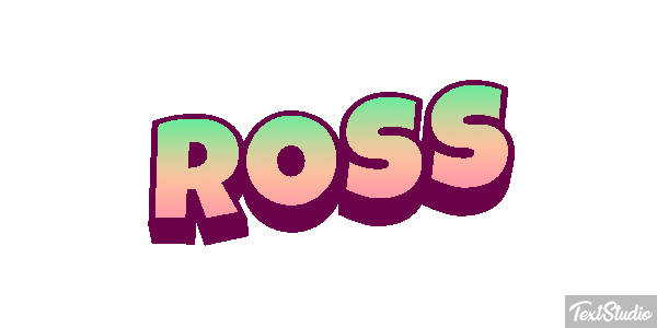 Ross Текстовый эффект