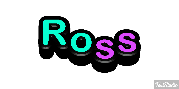 Ross Текстовый эффект