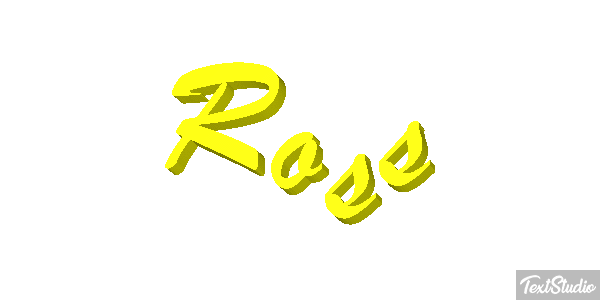 Ross Текстовый эффект