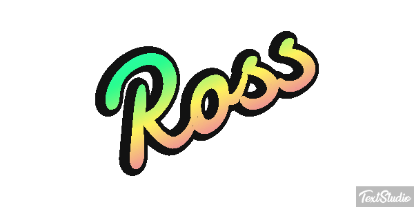 Ross Текстовый эффект