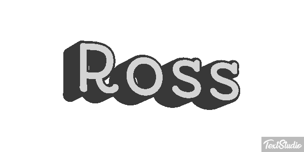 Ross Текстовый эффект