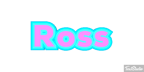 Ross Текстовый эффект