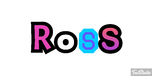 Ross Текстовый эффект