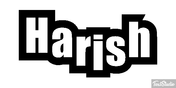 Harish Текстовый эффект