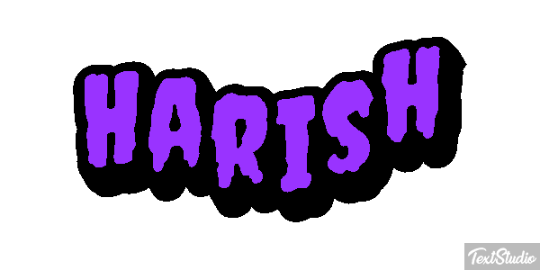 Harish Текстовый эффект