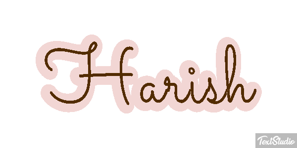 Harish Текстовый эффект