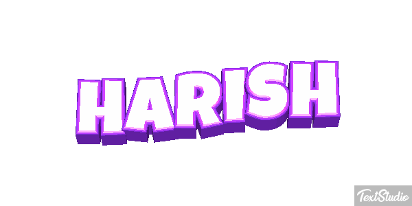 Harish Текстовый эффект