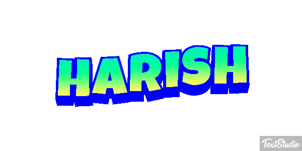 Harish Текстовый эффект