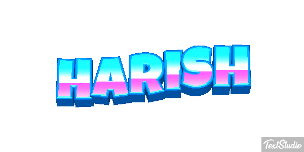 Harish Текстовый эффект